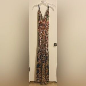 Banjul sequined formal dress